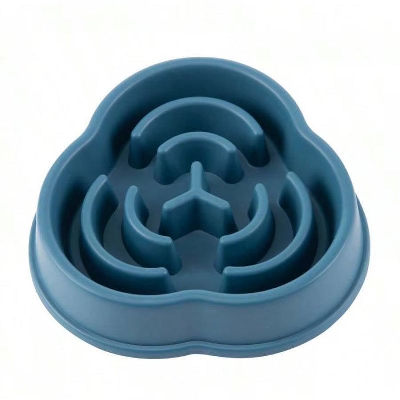 1Pc Dog Slow Food Bowl Plastic Anti-Choking Slow Eating Cloud Shape Large Dogs Prevent Vomiting and Protect Intestines