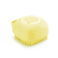 Silicone Dog Bath Massage Gloves Brush Pet Cat Bathroom Cleaning Tool Comb Brush for Dog Can Pour Shampoo Dog Grooming Supplies