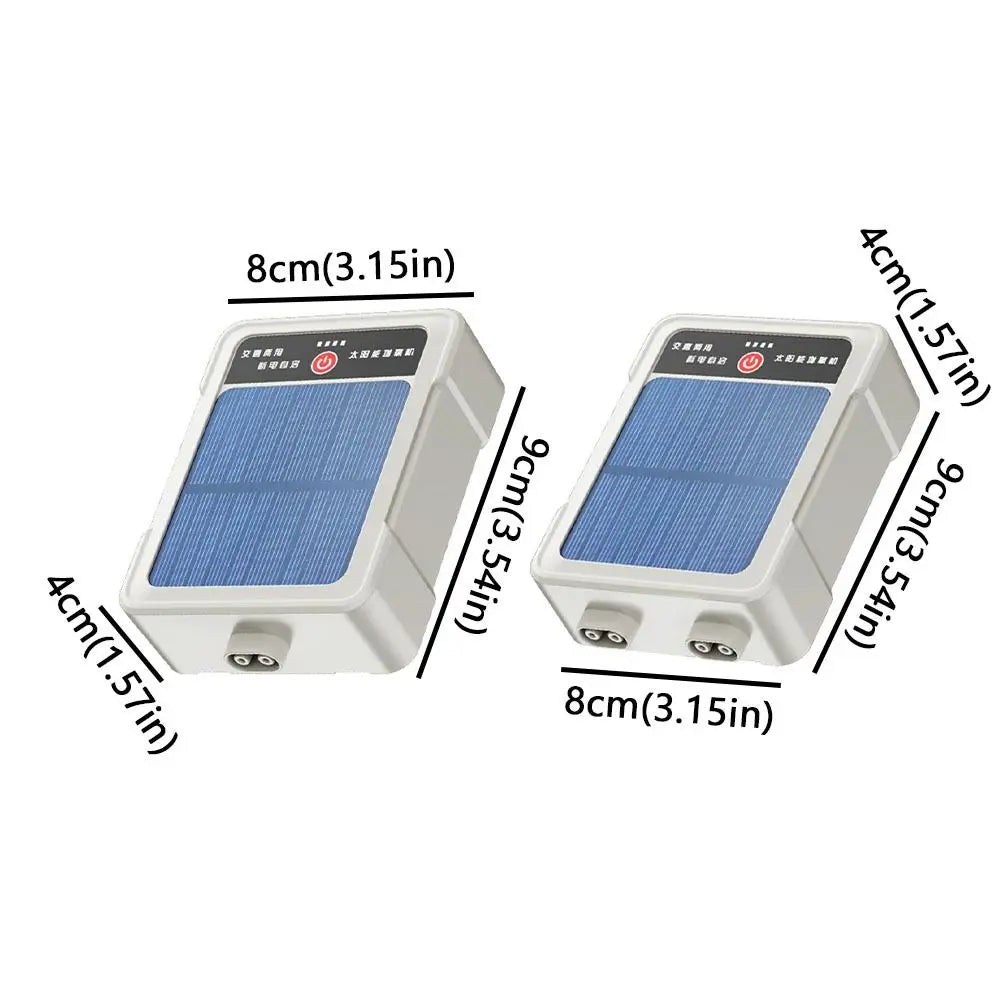 USB Rechargeable Solar Oxygen Pump Ultra Silent Water Proof Fishing Oxygen Pump Automatic 2-4L/Min Fish Tank Aerator