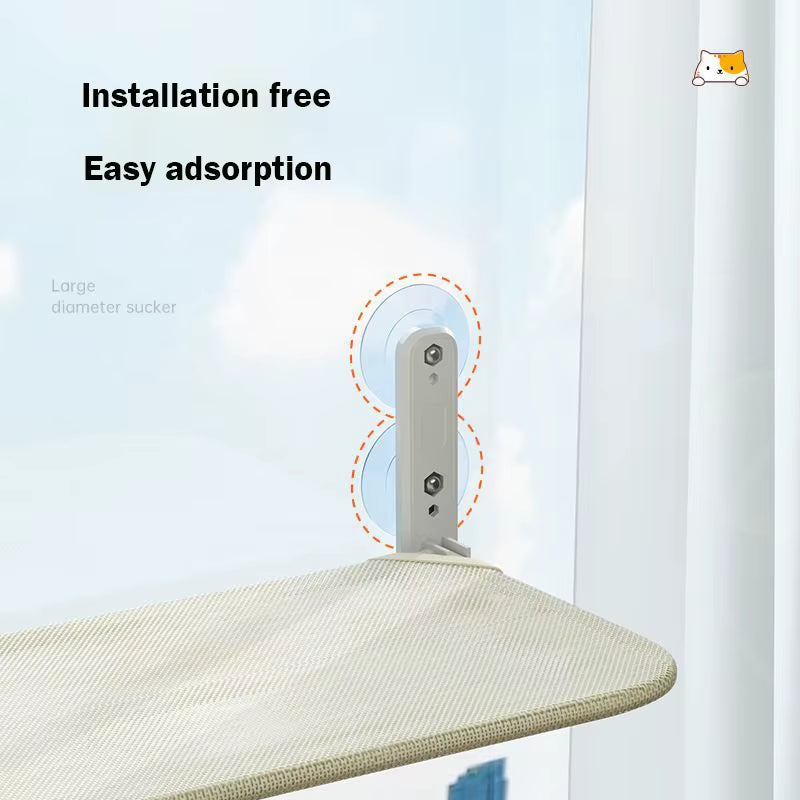Cat Hammock Super Suction Cup Swing Sun Can Be Removed and Washed Mattress Windowsill Glass Hanging Bed Pet Supplies