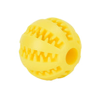 Interactive Dog Food Ball Rubber Chew Toy for Small to Large Dogs and Puppies - Pet Tooth Cleaning Chewing Toy