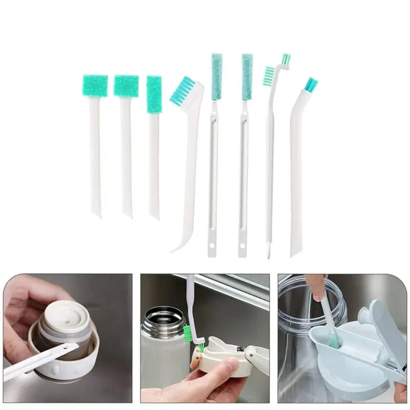 5/9 PCS Set Household Cleaning Brush Set for Bottle Window Crevice Clean