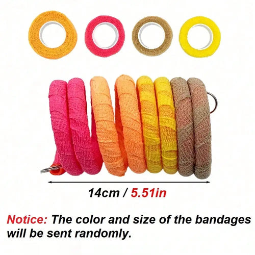 1PC Bird Spiral Rope Perch Parrot Bungee Toy Suction Cup Window Stand Cage Climbing Stick for Cockatiel Budgie Lovebird Supplies