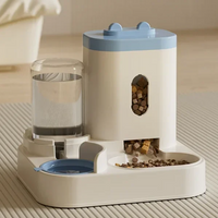 Automatic Feeder Dog Cat Food Bowl with Water Fountain Large Capacity Pet Food Storage Dispenser Container Puppy Pet Accessories