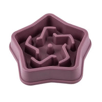 1Pc Dog Slow Food Bowl Plastic Anti-Choking Slow Eating Cloud Shape Large Dogs Prevent Vomiting and Protect Intestines