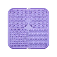 Pet Lick Silicone Mat Dogs Pet Slow Food Plate for Dog Bathing Distraction Silicone Dog Sucker Food Training Dog Feeder Supplies