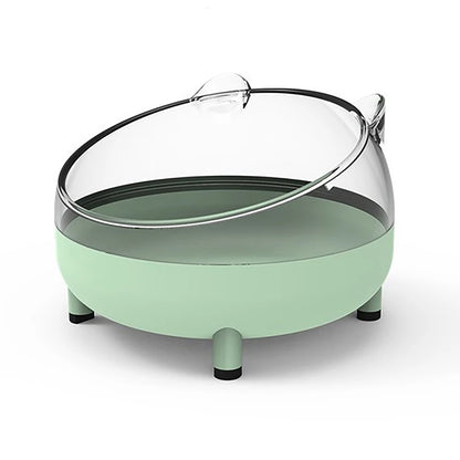 Hamster Bathroom House Sandbox Full Transparent Urine Sand Basin Bath Sand Room Toy House Small Pet Supply Accessories
