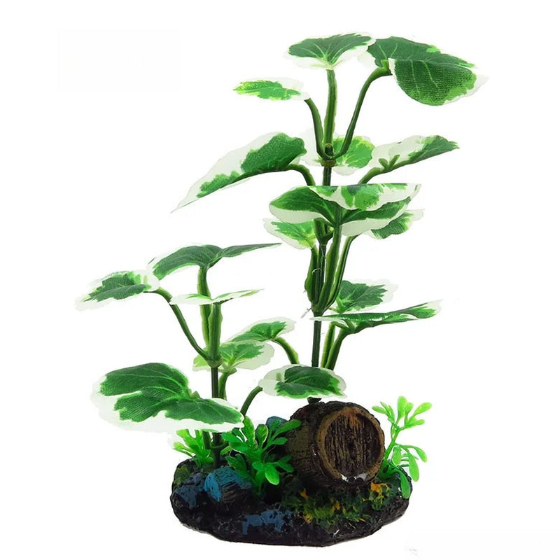 1Pc Artificial Underwater Plants Aquarium Fish Tank Seaweed Decoration Green Purple Water Grass Viewing Decorations for Home