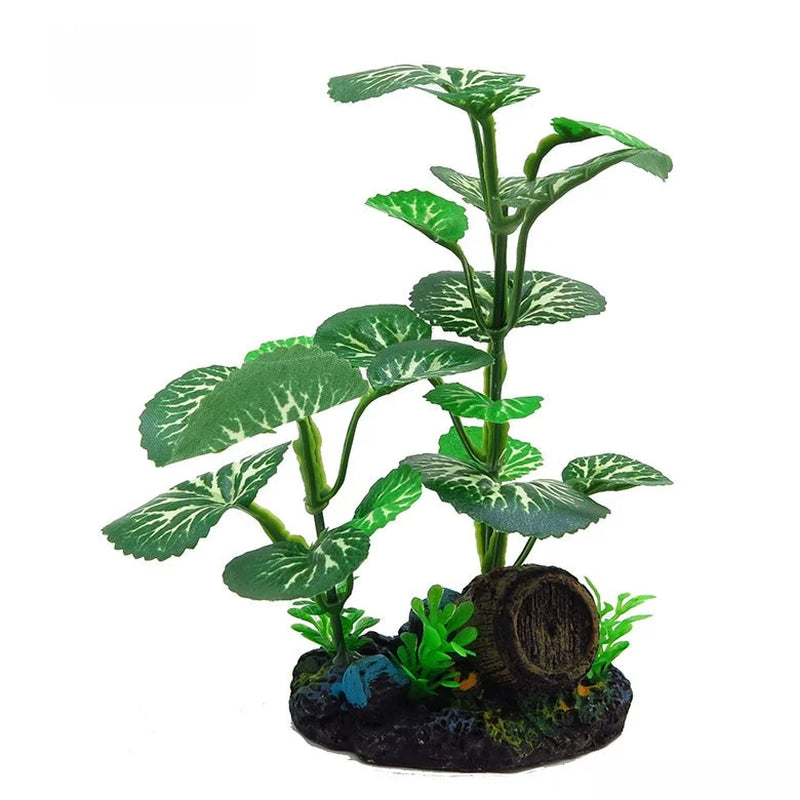1Pc Artificial Underwater Plants Aquarium Fish Tank Seaweed Decoration Green Purple Water Grass Viewing Decorations for Home