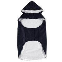 Dog Raincoat Waterproof Hoodie Jacket Rain Poncho Pet Rainwear Clothes with Reflective Stripe for All Sizes Big Puppies