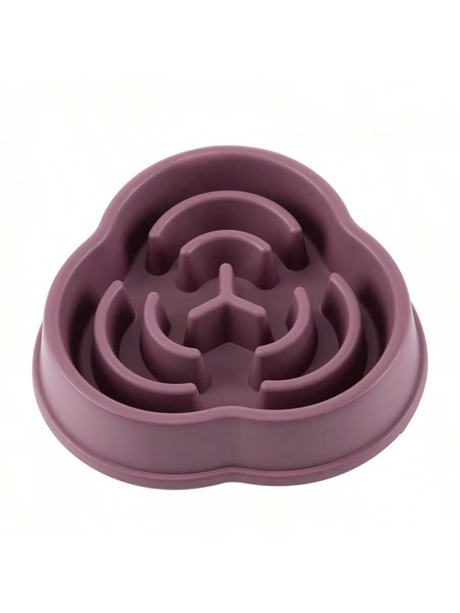1Pc Dog Slow Food Bowl Plastic Anti-Choking Slow Eating Cloud Shape Large Dogs Prevent Vomiting and Protect Intestines