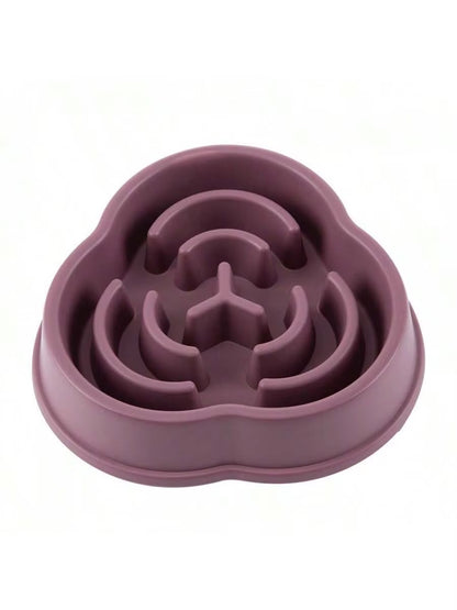 1Pc Dog Slow Food Bowl Plastic Anti-Choking Slow Eating Cloud Shape Large Dogs Prevent Vomiting and Protect Intestines