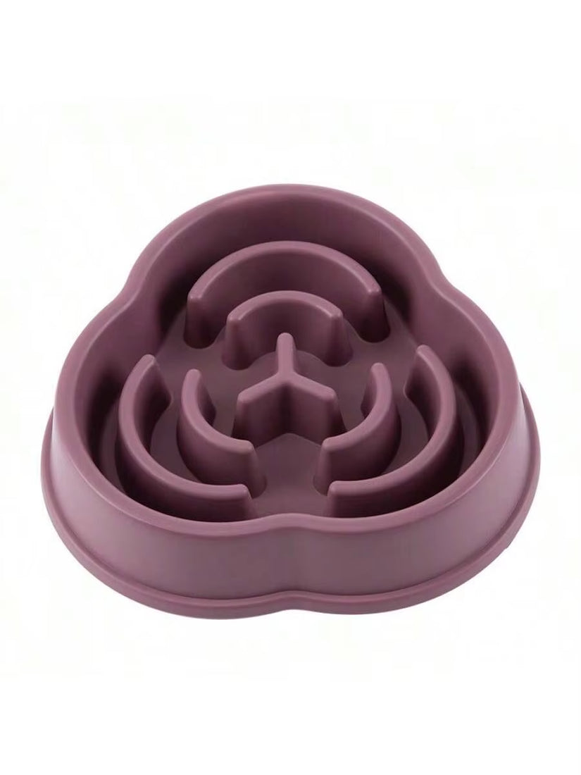 1Pc Dog Slow Food Bowl Plastic Anti-Choking Slow Eating Cloud Shape Large Dogs Prevent Vomiting and Protect Intestines