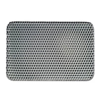 Cat Litter Mat,Winter Honeycomb Double Layer Cat Litter Trapping Mat, Non Slip Waterproof Urine Proof Large Kitty Litter Box Mat