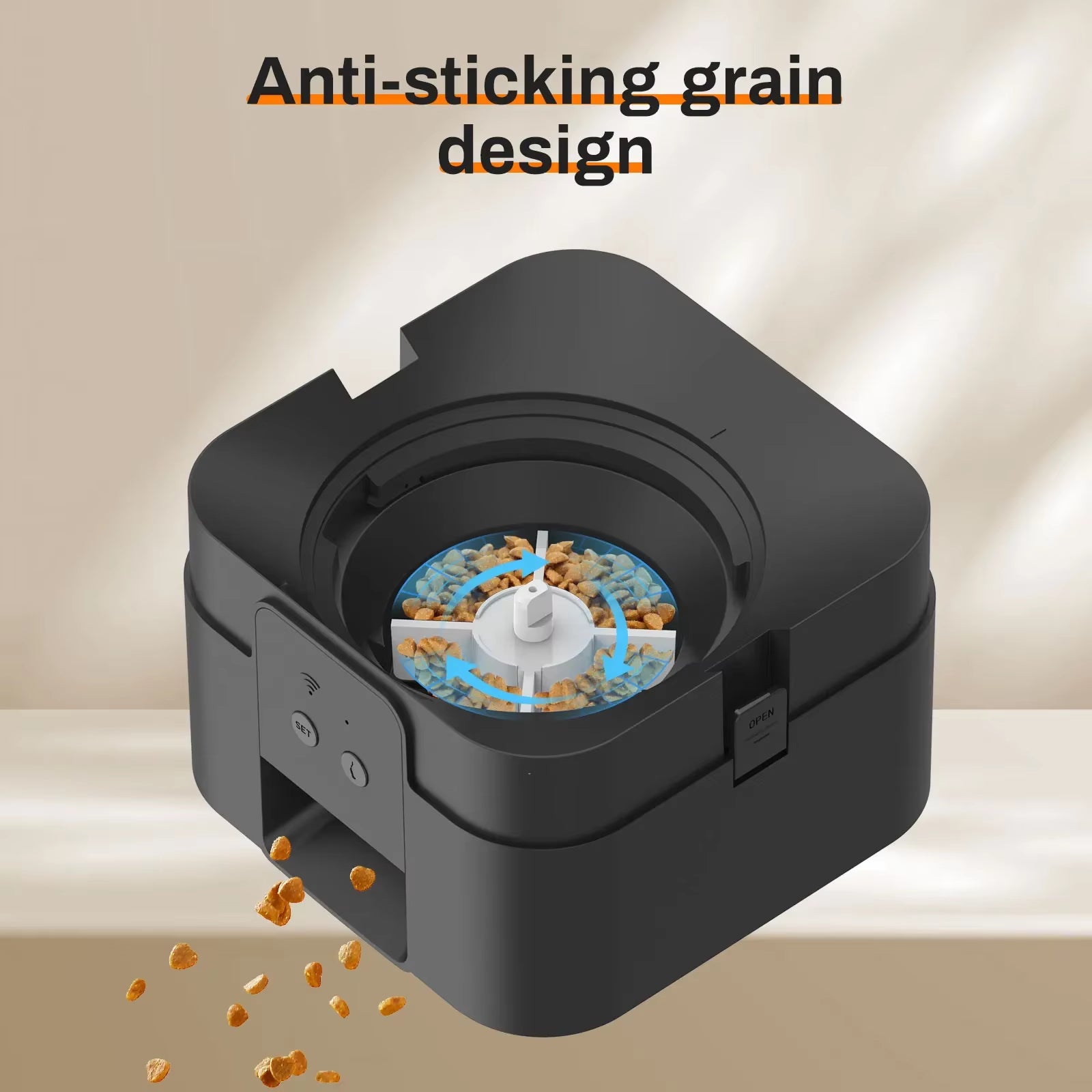Smart Pet Feeder Automatic Cat Dog Food Dispenser, Timed Feeder with Programmable Portion Control, Slow Eat Bowl for Small Dogs