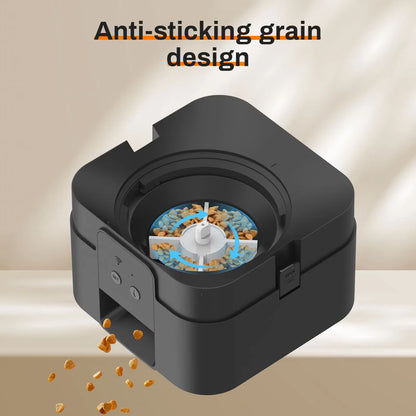Smart Pet Feeder Automatic Cat Dog Food Dispenser, Timed Feeder with Programmable Portion Control, Slow Eat Bowl for Small Dogs