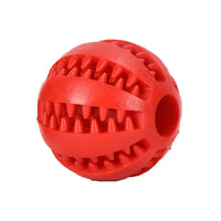 Interactive Dog Food Ball Rubber Chew Toy for Small to Large Dogs and Puppies - Pet Tooth Cleaning Chewing Toy