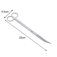 Aquarium Scissor Tools Fish Tank Tweezer Plants Wave Scissors Grass Stainless Cleaning Tools Storage Holder Aquarium Accessories