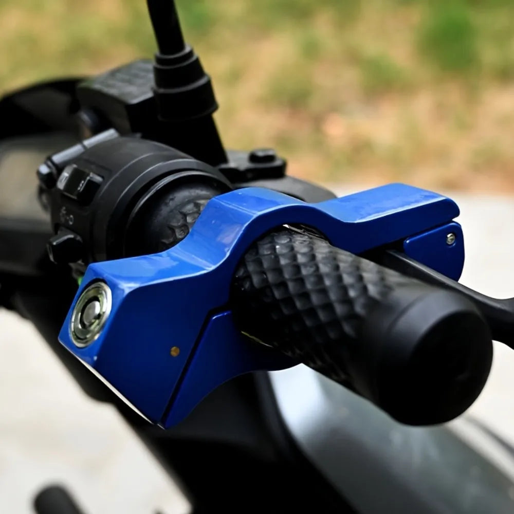 Anti-Theft Handlebar Throttle Lock,Portable Handle Lock and Brake for Aluminum Alloy Electric Vehicles,Motorcycles,Bicycles