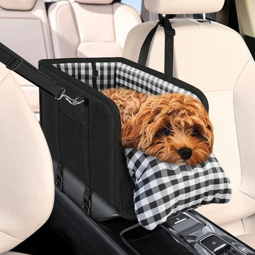 Portable Pet Dog Car Seat Central Control Nonslip Kennel Bed for Dog Cat Travel Accessories Dog Carriers Safety Car Armrest Box
