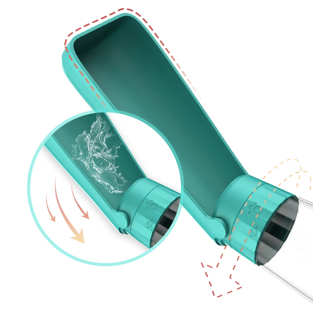 Portable Dog Water Bottle Dispenser for Small Large Dogs Foldable Puppy Outdoor Hiking Drinking Bowl French Bulldog Pet Supplies