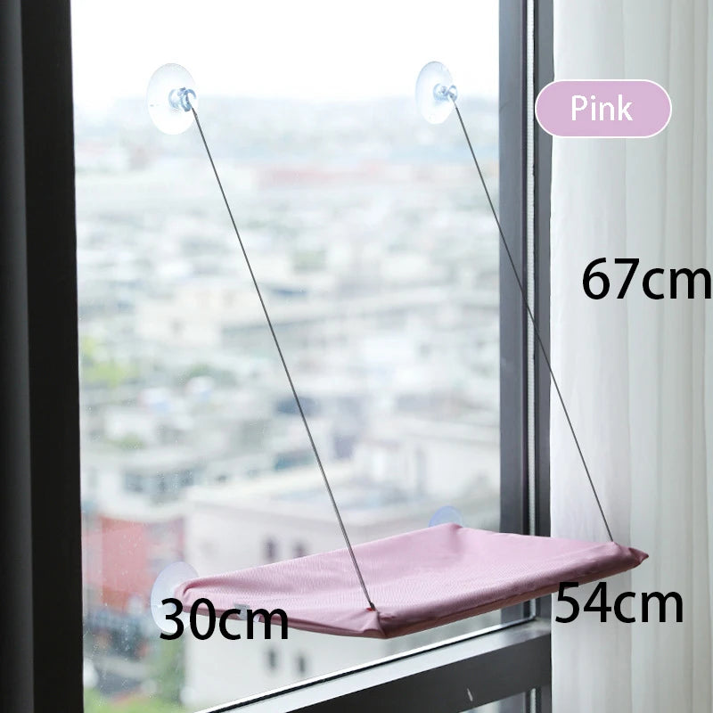 Cat Hammock Window Hanger Cat Hammock Washable Detachable Pet Bed Suction Shelf Bag Beds Seat for Cat Sleeping Pet Supplies