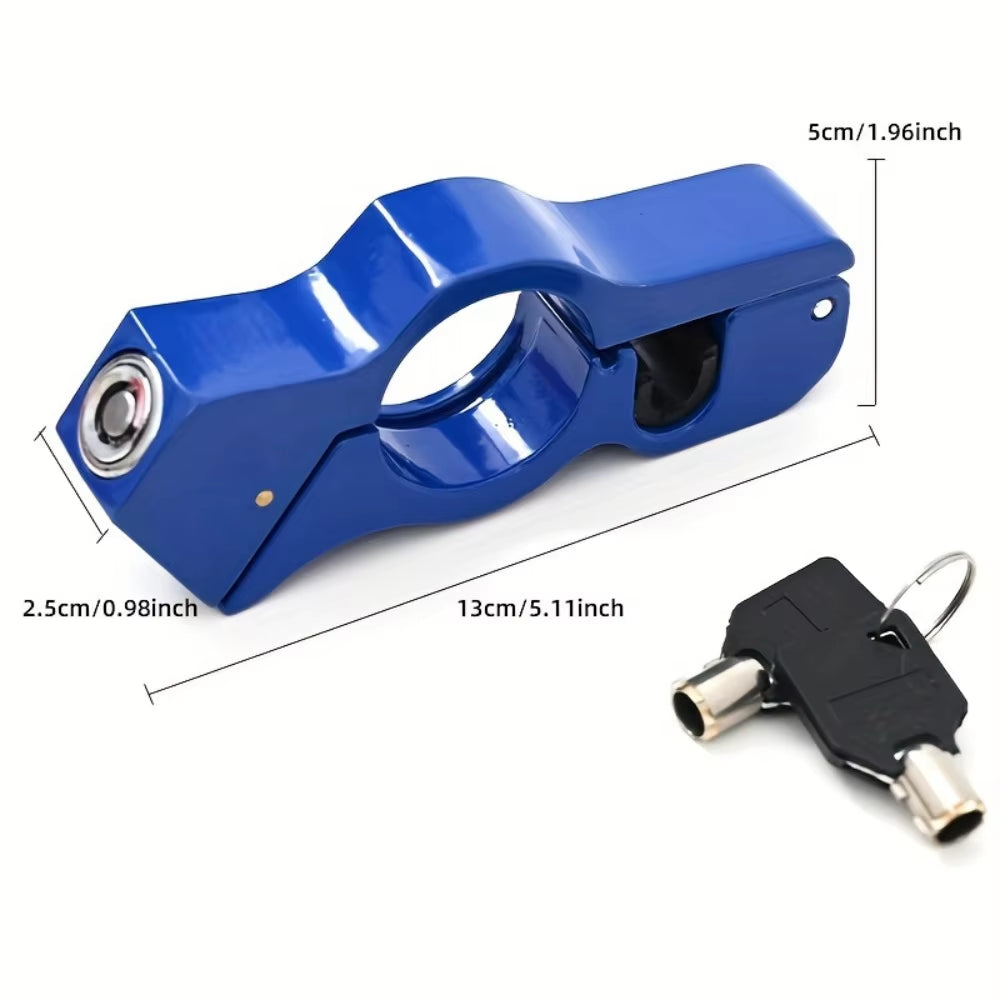 Anti-Theft Handlebar Throttle Lock,Portable Handle Lock and Brake for Aluminum Alloy Electric Vehicles,Motorcycles,Bicycles