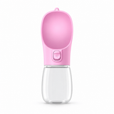 Pink bottle front view