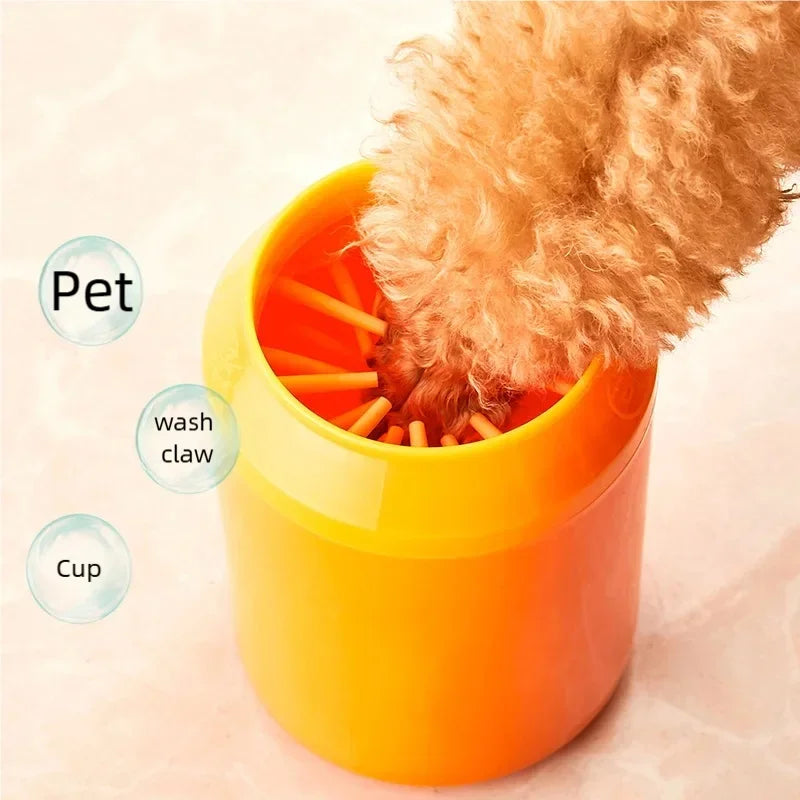 Soft Silicone Dog Paw Cleaner Cup Durable Massage Comb Efficient Foot Washing Tool Portable Pet Cleaning Accessories for Dog Cat
