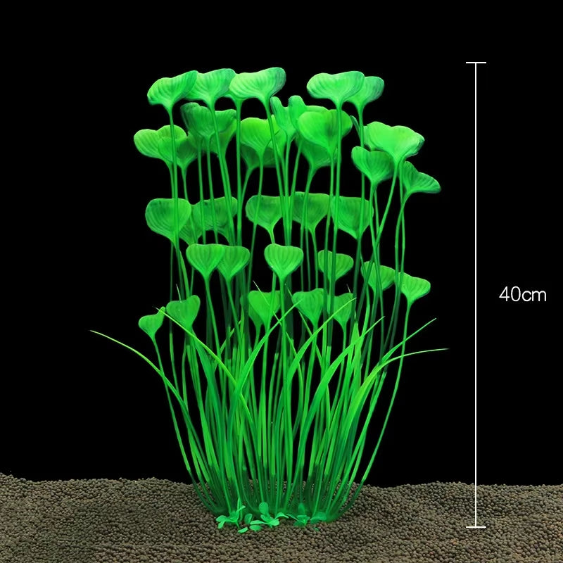1Pc Artificial Underwater Plants Aquarium Fish Tank Seaweed Decoration Green Purple Water Grass Viewing Decorations for Home