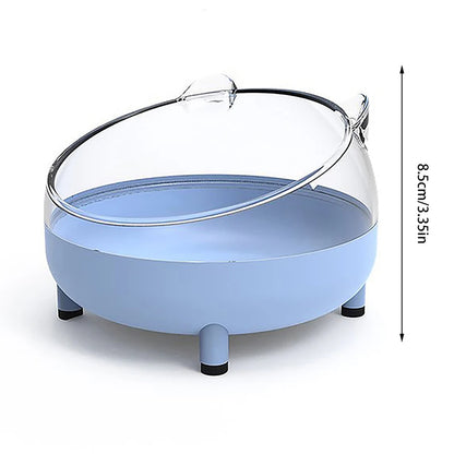 Hamster Bathroom House Sandbox Full Transparent Urine Sand Basin Bath Sand Room Toy House Small Pet Supply Accessories