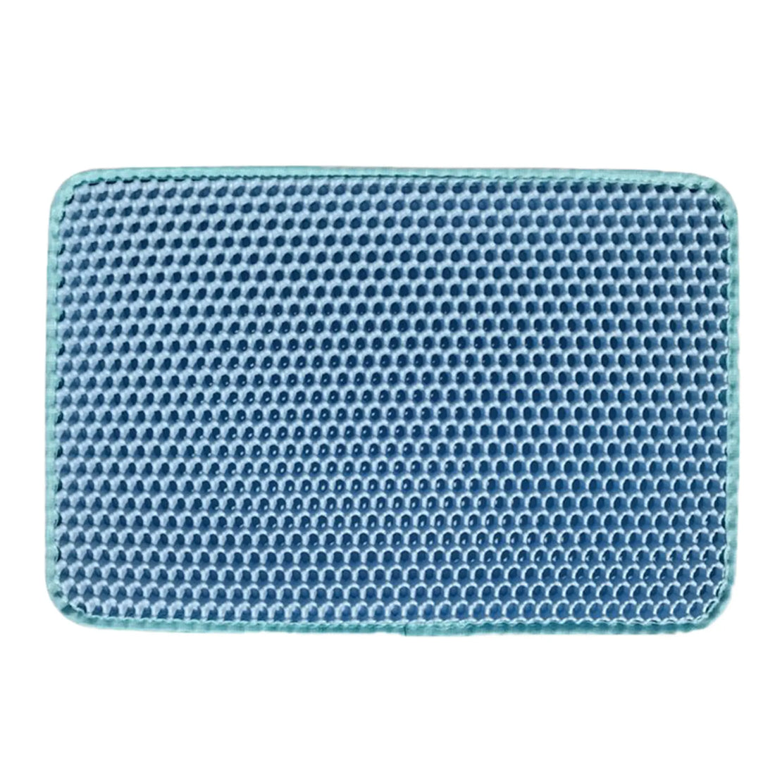 Cat Litter Mat,Winter Honeycomb Double Layer Cat Litter Trapping Mat, Non Slip Waterproof Urine Proof Large Kitty Litter Box Mat