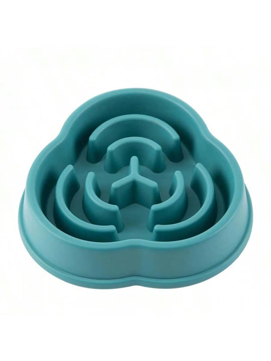 1Pc Dog Slow Food Bowl Plastic Anti-Choking Slow Eating Cloud Shape Large Dogs Prevent Vomiting and Protect Intestines