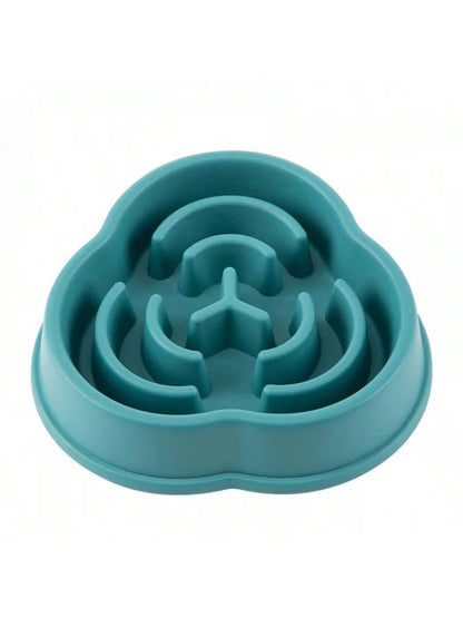 1Pc Dog Slow Food Bowl Plastic Anti-Choking Slow Eating Cloud Shape Large Dogs Prevent Vomiting and Protect Intestines