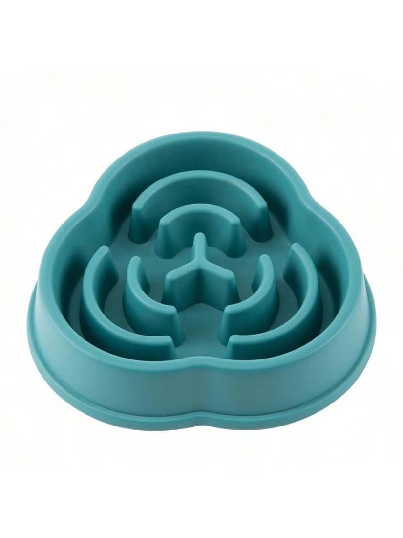 1Pc Dog Slow Food Bowl Plastic Anti-Choking Slow Eating Cloud Shape Large Dogs Prevent Vomiting and Protect Intestines