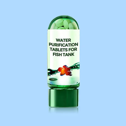 Water Purification Tablets Eco-Friendly Aquarium Water Purifier Fast-Acting Fish Tank Cleaning Solution Aquarium Water Clarifier