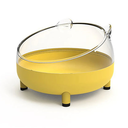 Hamster Bathroom House Sandbox Full Transparent Urine Sand Basin Bath Sand Room Toy House Small Pet Supply Accessories