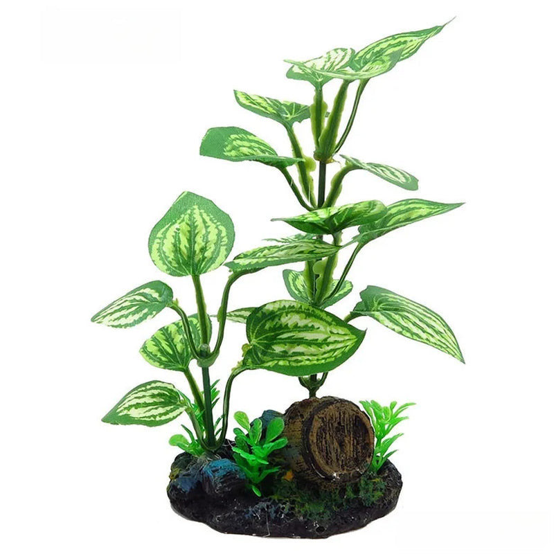 1Pc Artificial Underwater Plants Aquarium Fish Tank Seaweed Decoration Green Purple Water Grass Viewing Decorations for Home
