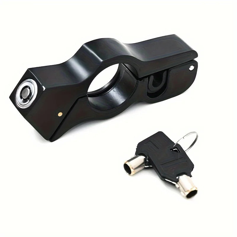 Anti-Theft Handlebar Throttle Lock,Portable Handle Lock and Brake for Aluminum Alloy Electric Vehicles,Motorcycles,Bicycles